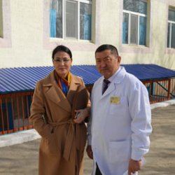 Посещение больницы руководителем управления здравоохранения А.Ш.Альназаровой (фото)